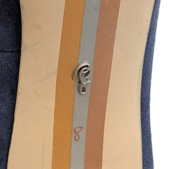 Sam Edelman Hazel Pointed Toe Stiletto Heel Women's Suede Blue Size US8 EU39 - Picture 9 of 11